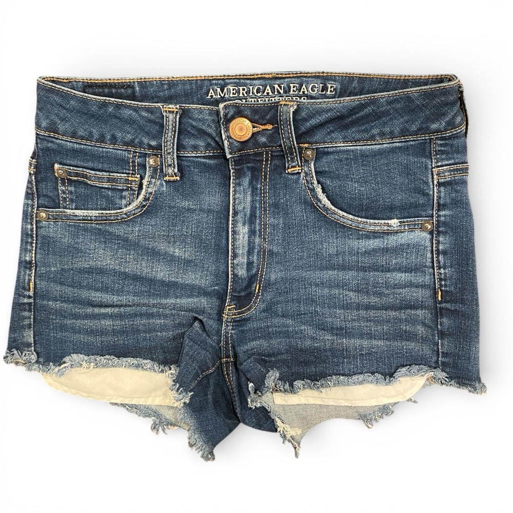 American Eagle Outfitters Dark Blue Jean Shorts